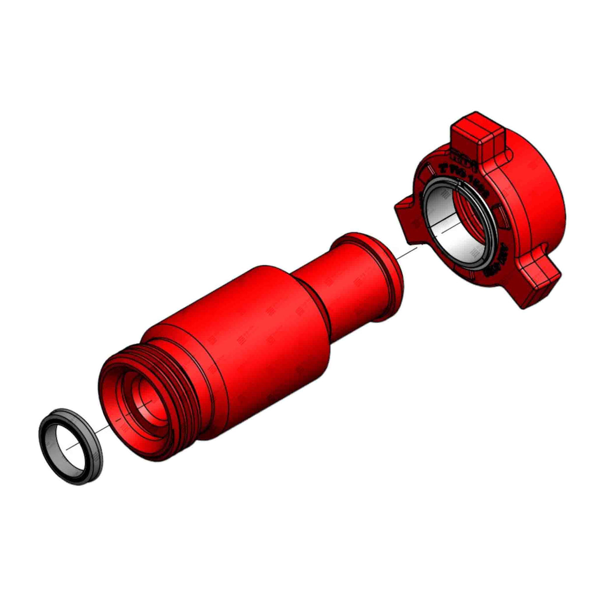 Blast Sub Pup Joint 2" Fig 1502 X 1FT MxF DET Integral 15,000 Psi Standard Service