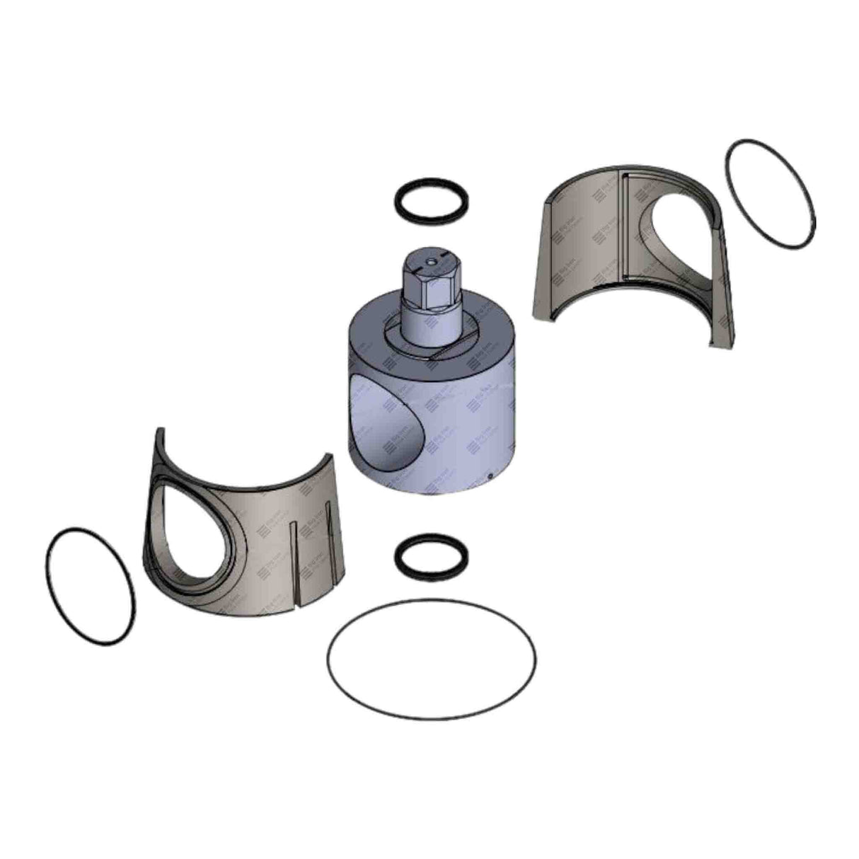 Plug Valve Repair Kit, Major, RDI LT, 5" Fig 1502, STD Service